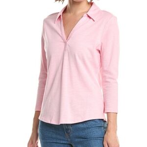 NWT Tommy Bahama Pink V-Neck Blouse